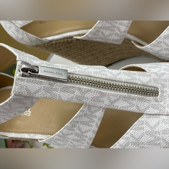 Michael Kors Women's Caged Espadrille Wedges Platform Sandals Shoes - Picture 7 of 16